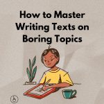 How to Master Writing Texts on Boring Topics